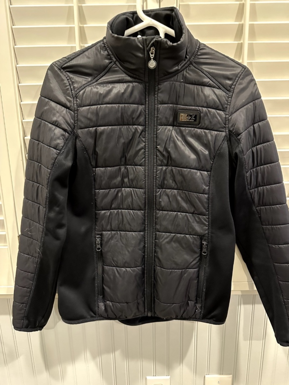 Kingsland Equestrian Jacket Coat - Black, Women size M